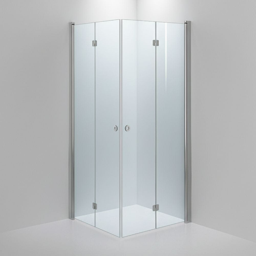 INR Dusjhjørne LINC ANGEL Flex Måltilpasset Krom / Måltilpasset / Klart glass INR Iconic Nordic Rooms Dusjhjørne INR-512102300