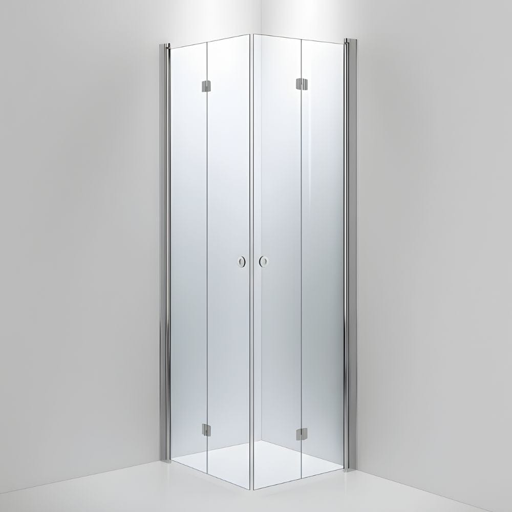 INR Dusjhjørne LINC Angel Flex Standardmål Krom / 80x70cm / Klart glass INR Iconic Nordic Rooms Dusjhjørne INR-512102387