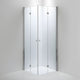 INR Dusjhjørne LINC Angel Flex Standardmål Krom / 90x90cm / Klart glass INR Iconic Nordic Rooms Dusjhjørne INR-512102399