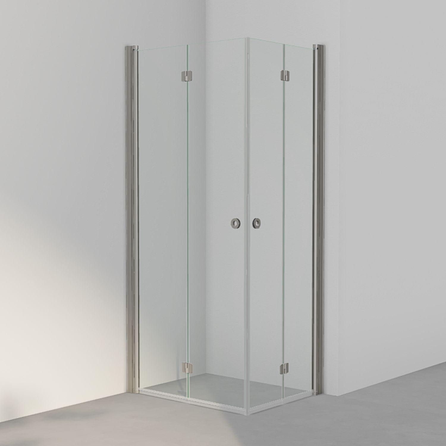 INR Dusjhjørne LINC Angel Flex Standardmål Stone / 90x70cm / Klart glass INR Iconic Nordic Rooms Dusjhjørne INR-512102497