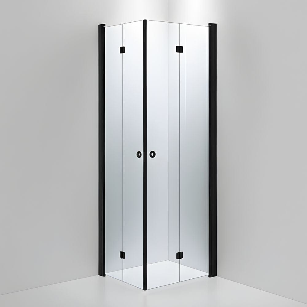 INR Dusjhjørne LINC Angel Flex Standardmål Svart matt / 70x80cm / Klart glass INR Iconic Nordic Rooms Dusjhjørne INR-512102178