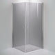 INR Dusjhjørne LINC ANGEL Grått Glass Krom / 100x100cm / Grått glass INR Iconic Nordic Rooms Dusjhjørne INR-51203311