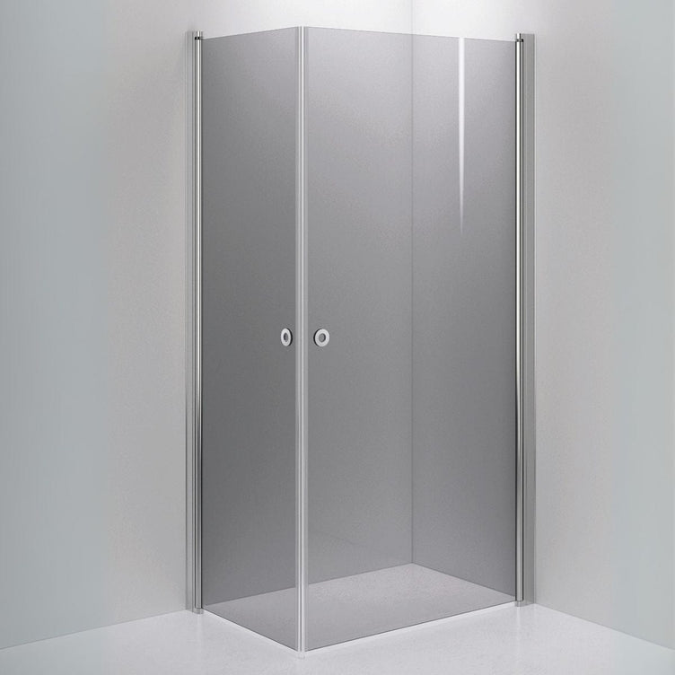 INR Dusjhjørne LINC ANGEL Grått Glass