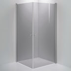 INR Dusjhjørne LINC ANGEL Grått Glass