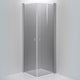 INR Dusjhjørne LINC ANGEL Grått Glass Matt aluminium / 70x70cm / Grått glass INR Iconic Nordic Rooms Dusjhjørne INR-51203977