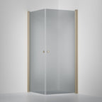 INR Dusjhjørne LINC ANGEL Grått Glass