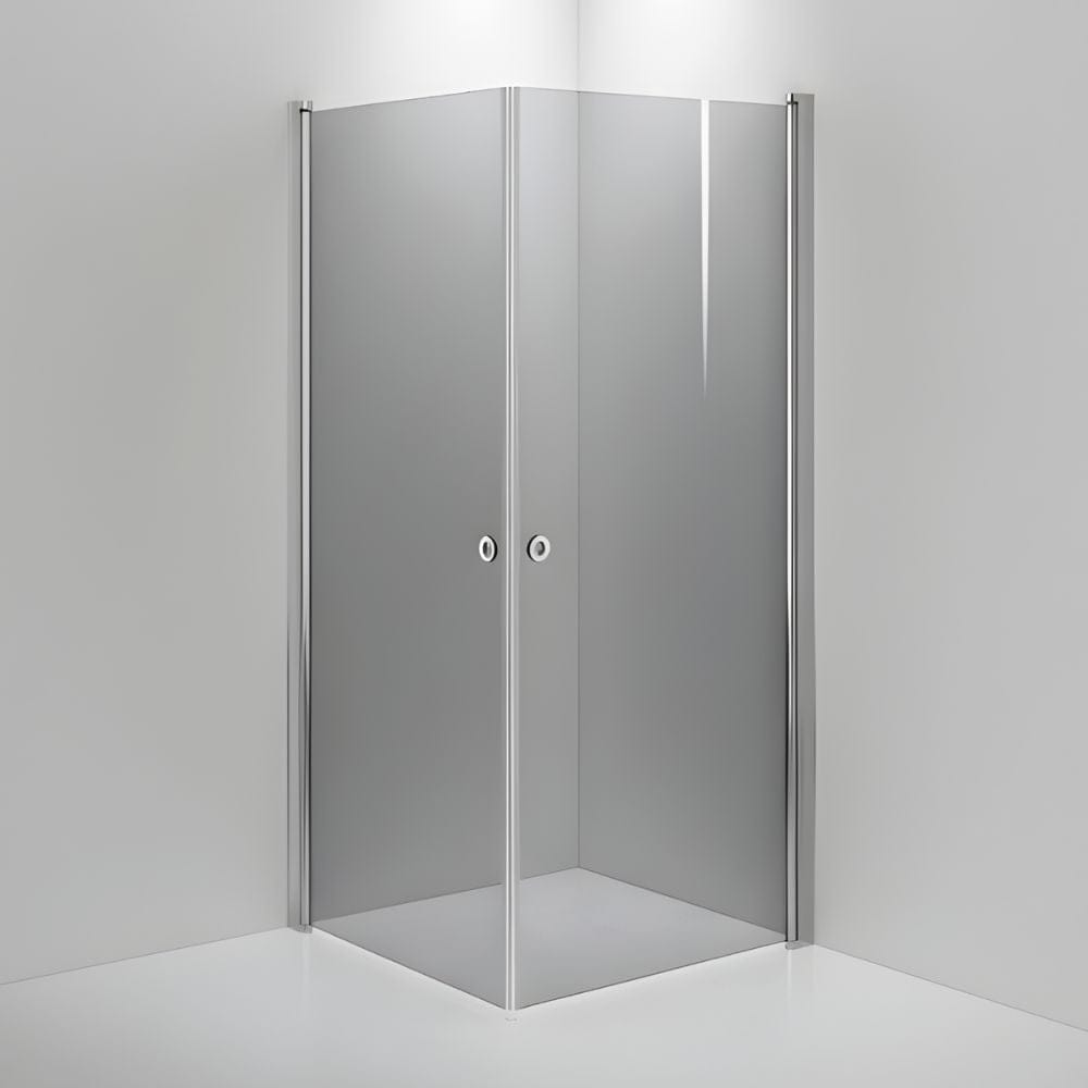 INR Dusjhjørne LINC ANGEL Måltilpasset Krom / Måltilpasset / Grått glass INR Iconic Nordic Rooms Dusjhjørne INR-51203300