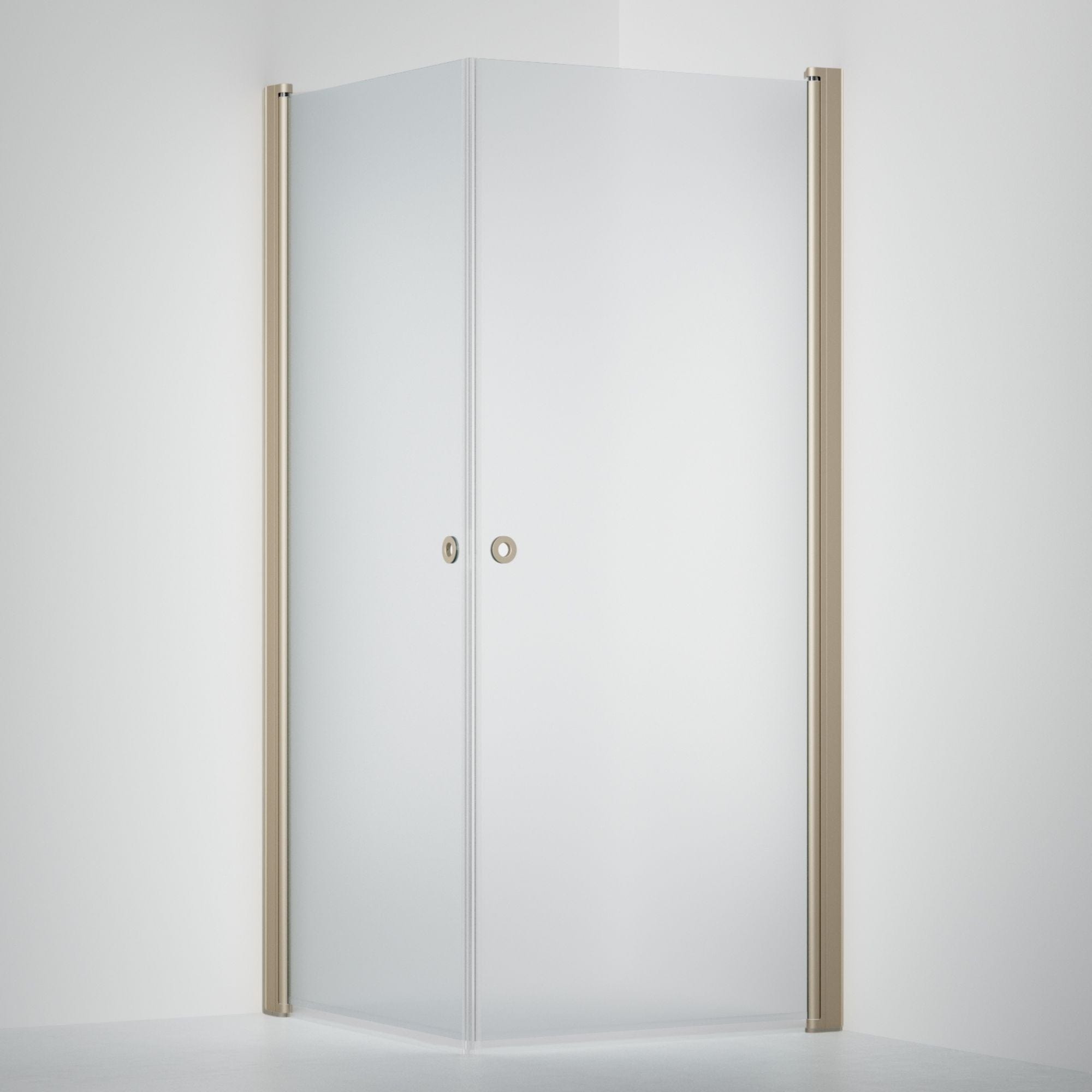 INR Dusjhjørne LINC ANGEL Måltilpasset Stone / Måltilpasset / Frostet glass INR Iconic Nordic Rooms Dusjhjørne INR-51210400