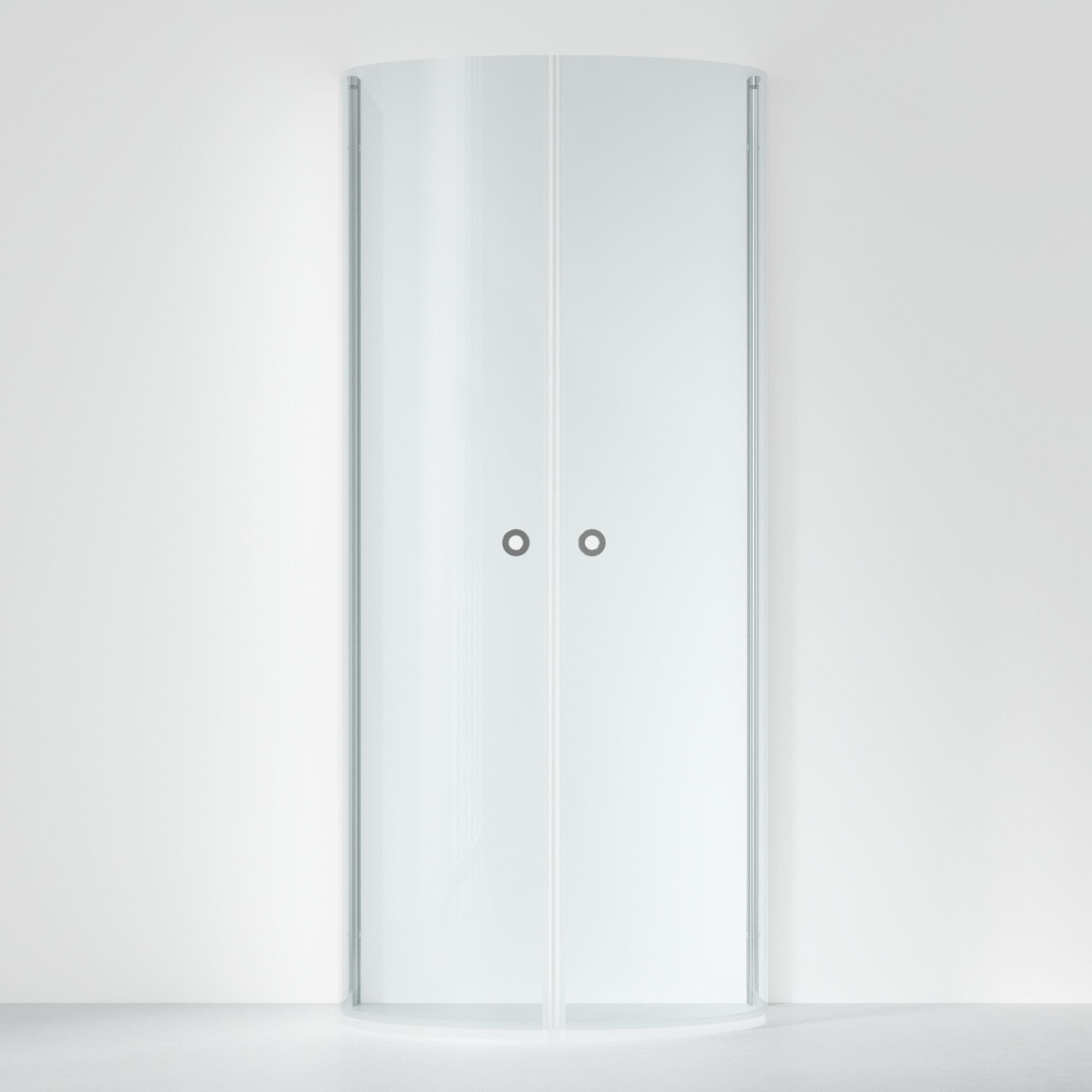 INR Dusjhjørne LINC Monument B93xD78cm Krom / 93x78cm / Klart glass INR Iconic Nordic Rooms Dusjhjørne INR-56102398