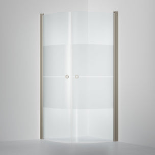 INR Dusjhjørne LINC NIAGARA Frostet / Streak Glass