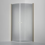 INR Dusjhjørne LINC NIAGARA Grått Glass