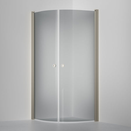 INR Dusjhjørne LINC NIAGARA Grått Glass