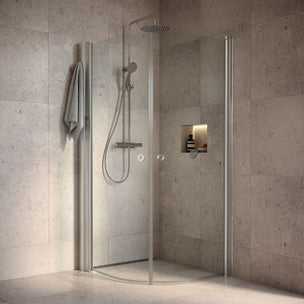 INR Dusjhjørne LINC NIAGARA Klart Glass,Timeless