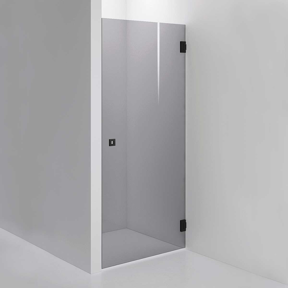 INR Dusjnisje ARC 2 Måltilpasset Svart matt / Måltilpasset / Grått glass INR Iconic Nordic Rooms Dusjnisje INR-10203100