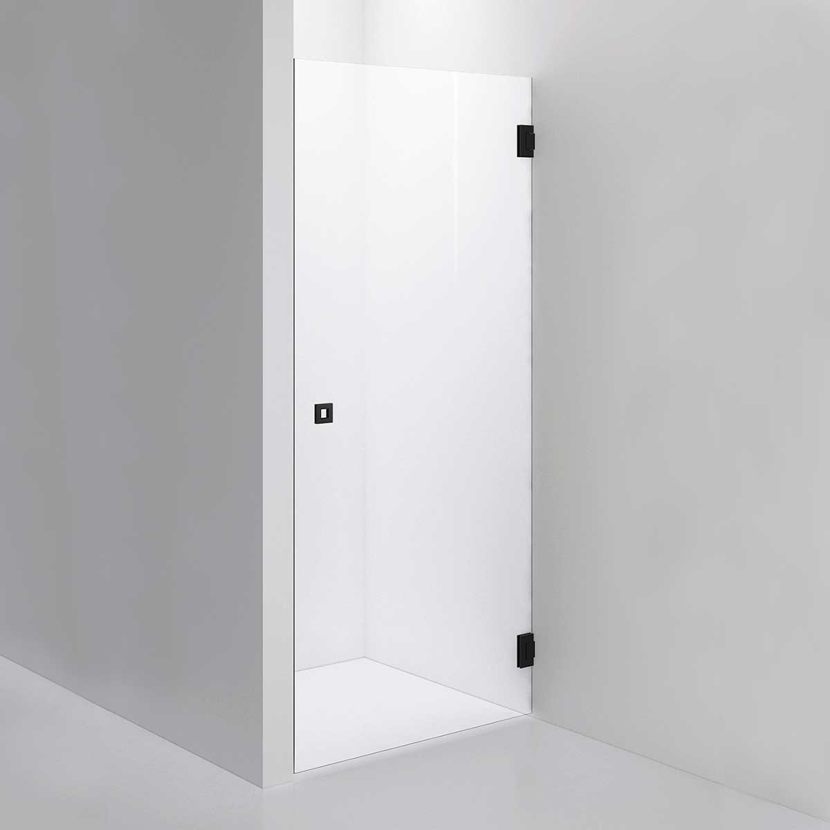 INR Dusjnisje ARC 2 Måltilpasset Svart matt / Måltilpasset / Opal klart glass INR Iconic Nordic Rooms Dusjnisje INR-10212100