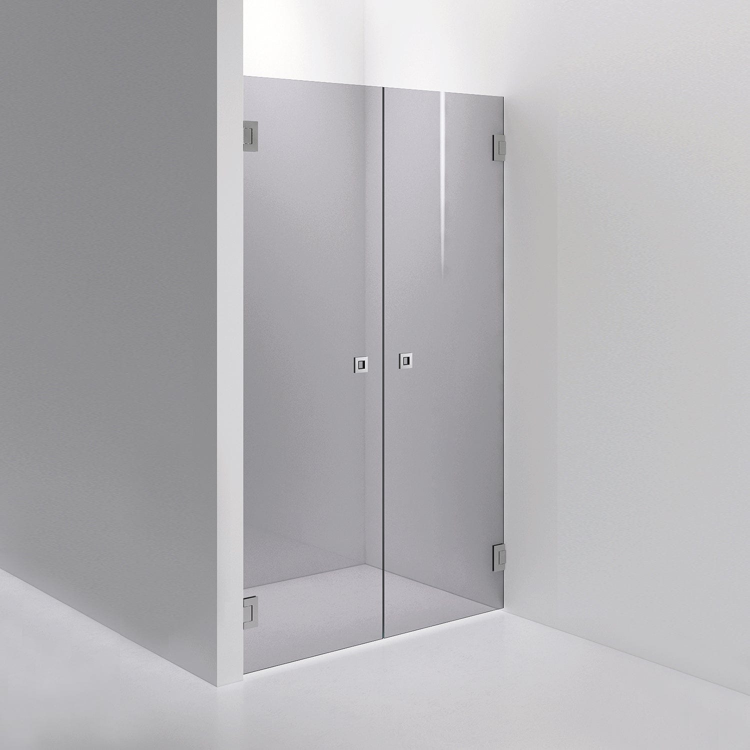 INR Dusjnisje ARC 3 Måltilpasset Krom / Måltilpasset / Grått glass INR Iconic Nordic Rooms Dusjnisje INR-10303500