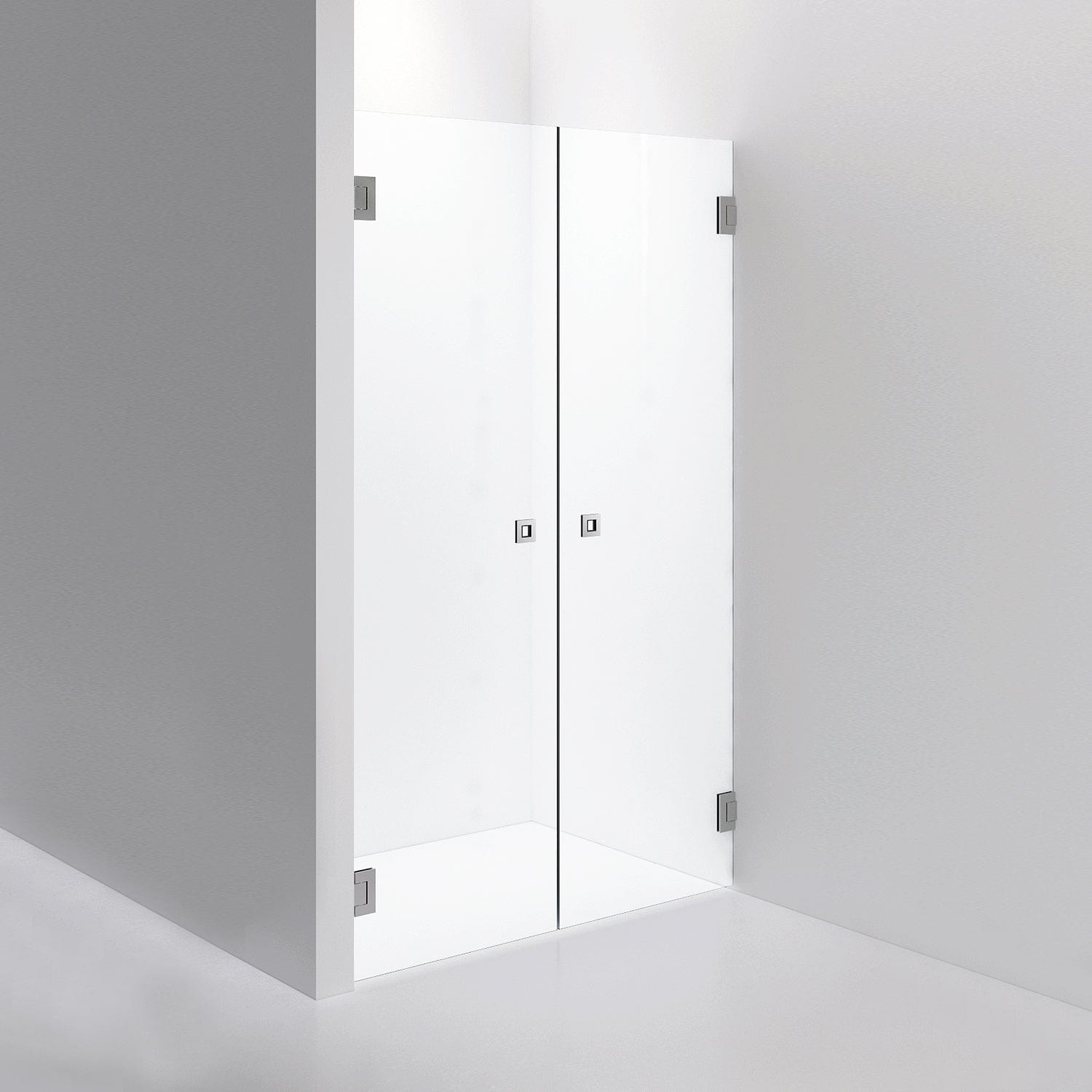 INR Dusjnisje ARC 3 Måltilpasset Krom / Måltilpasset / Opal klart glass INR Iconic Nordic Rooms Dusjnisje INR-10312500