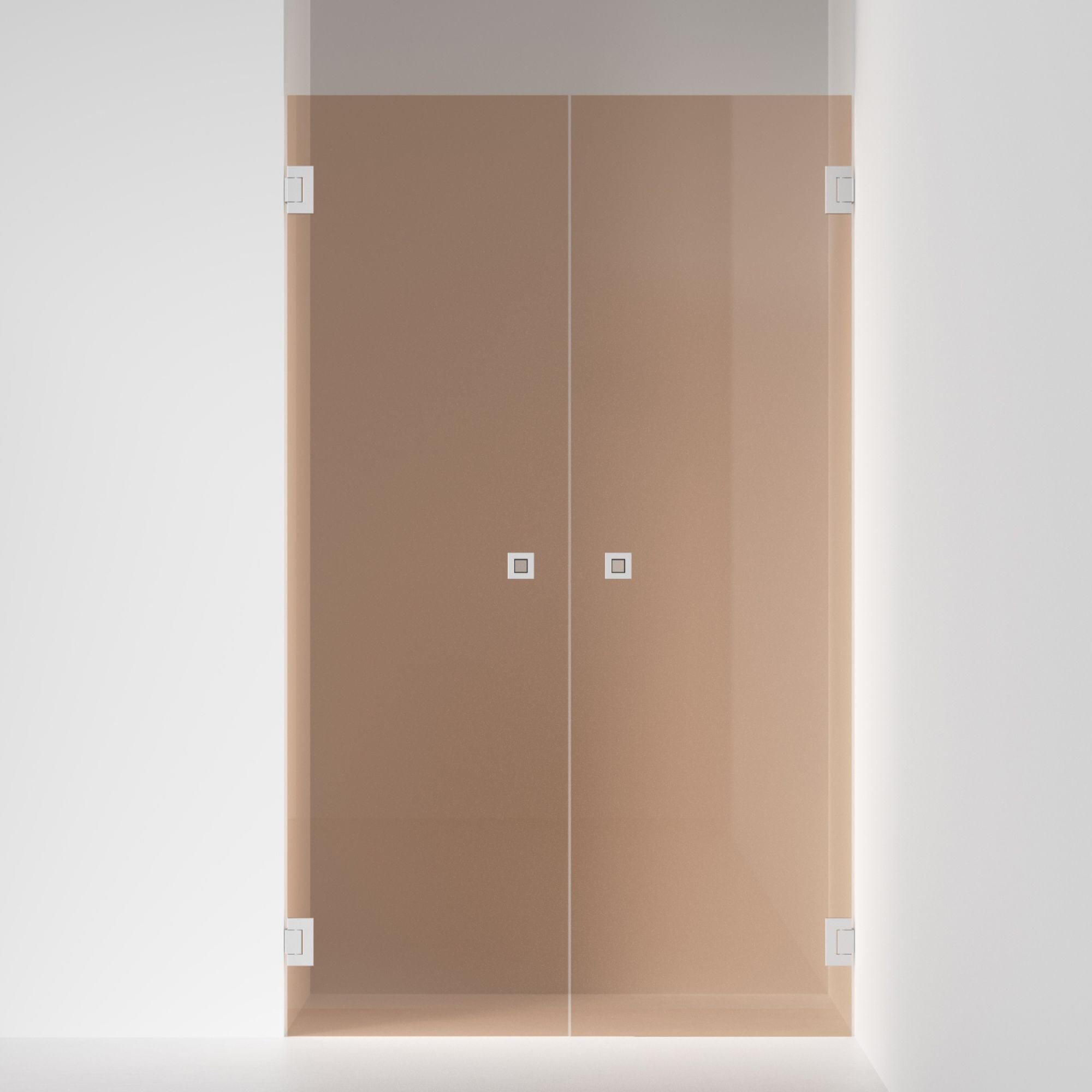 INR Dusjnisje ARC 3 Original Måltilpasset Brushed stainless / Måltilpasset / Bronse glass INR Iconic Nordic Rooms Dusjnisje INR-10342400