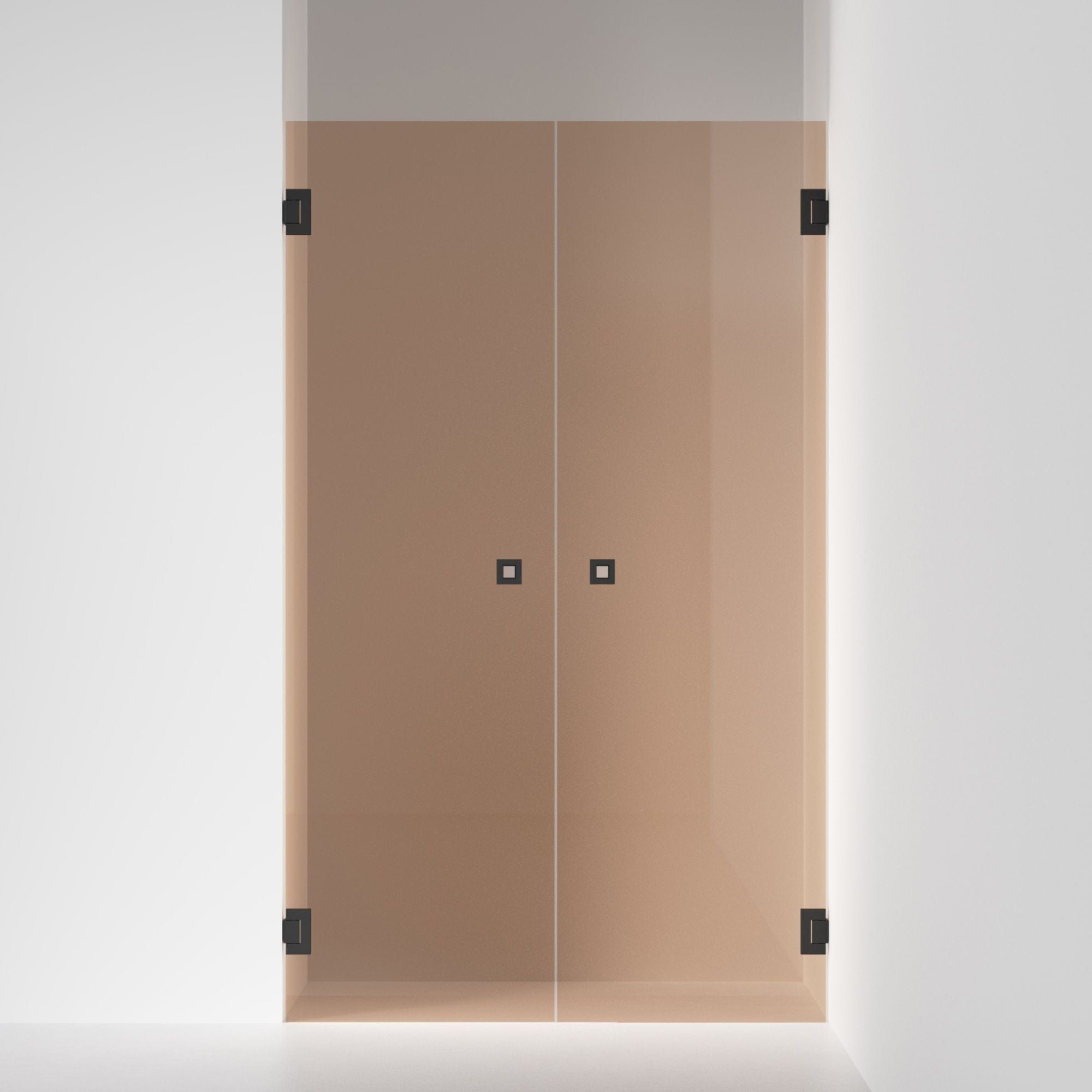 INR Dusjnisje ARC 3 Original Måltilpasset Svart matt / Måltilpasset / Bronse glass INR Iconic Nordic Rooms Dusjnisje INR-10342100