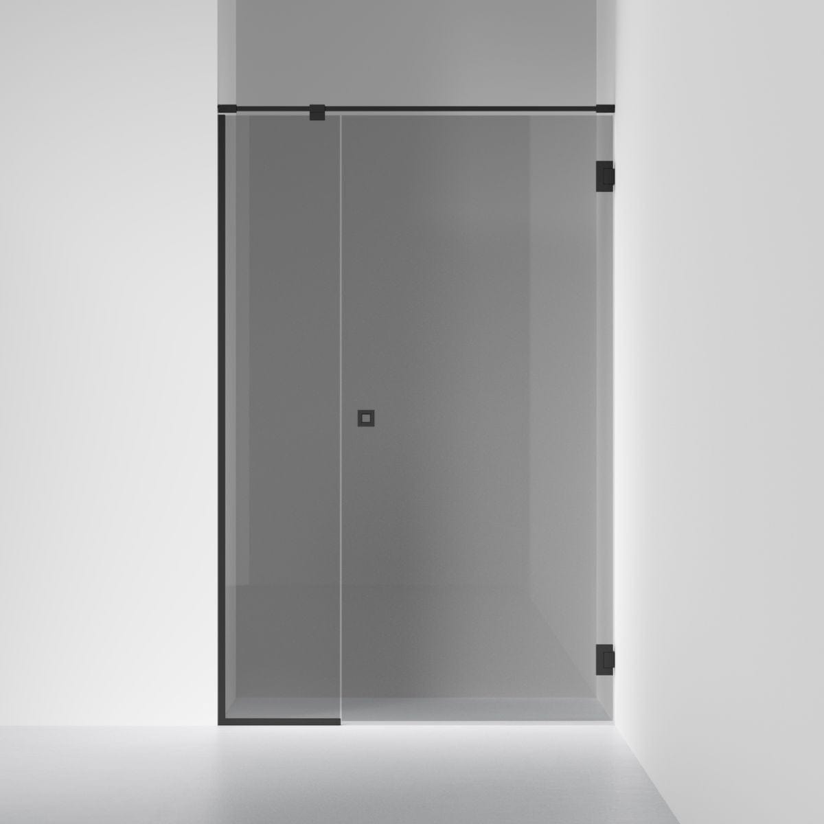 INR Dusjnisje ARC 4 Frame Måltilpasset Svart matt / Måltilpasset / Grått glass INR Iconic Nordic Rooms Dusjnisje INR-104103100