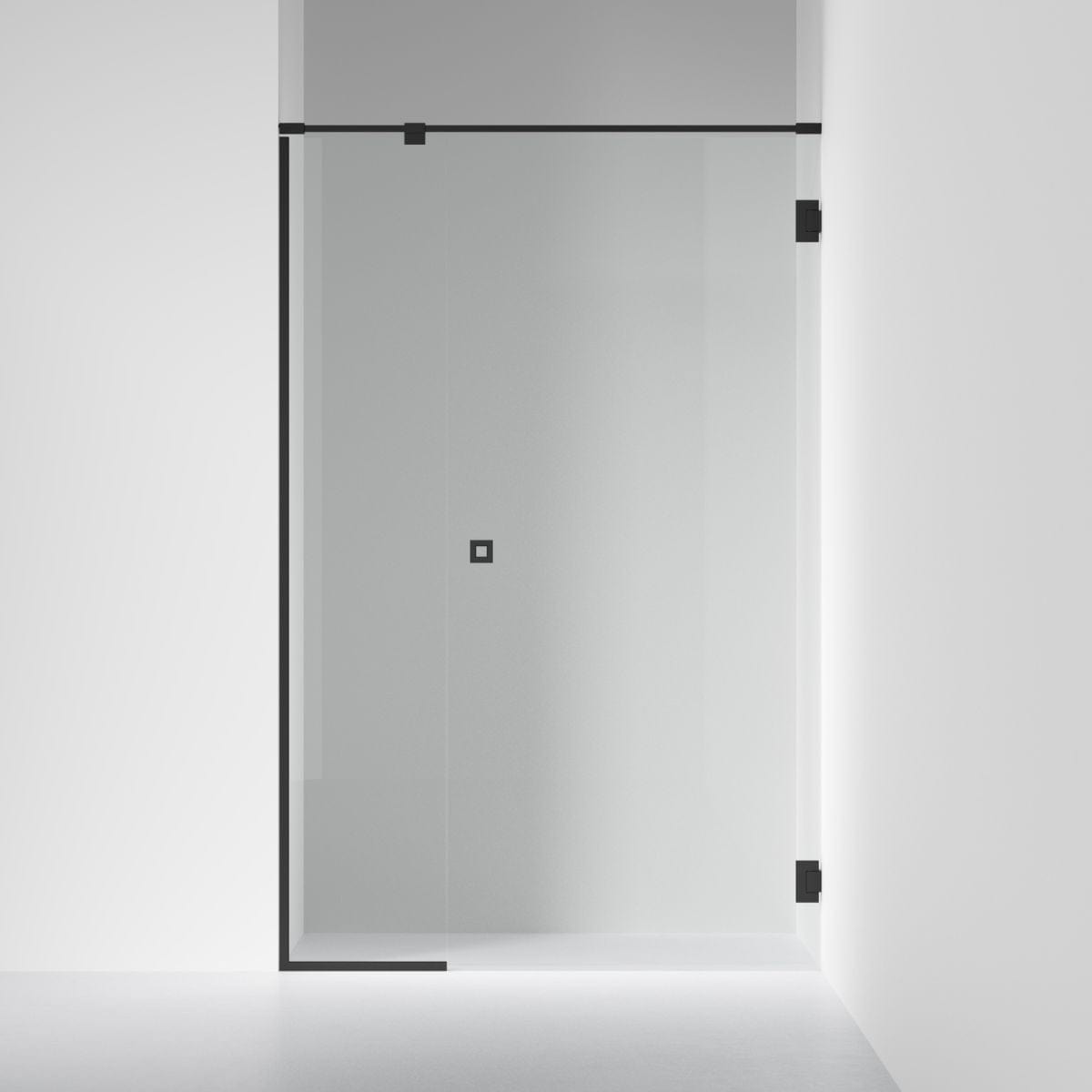 INR Dusjnisje ARC 4 Frame Måltilpasset Svart matt / Måltilpasset / Opal klart glass INR Iconic Nordic Rooms Dusjnisje INR-104112100