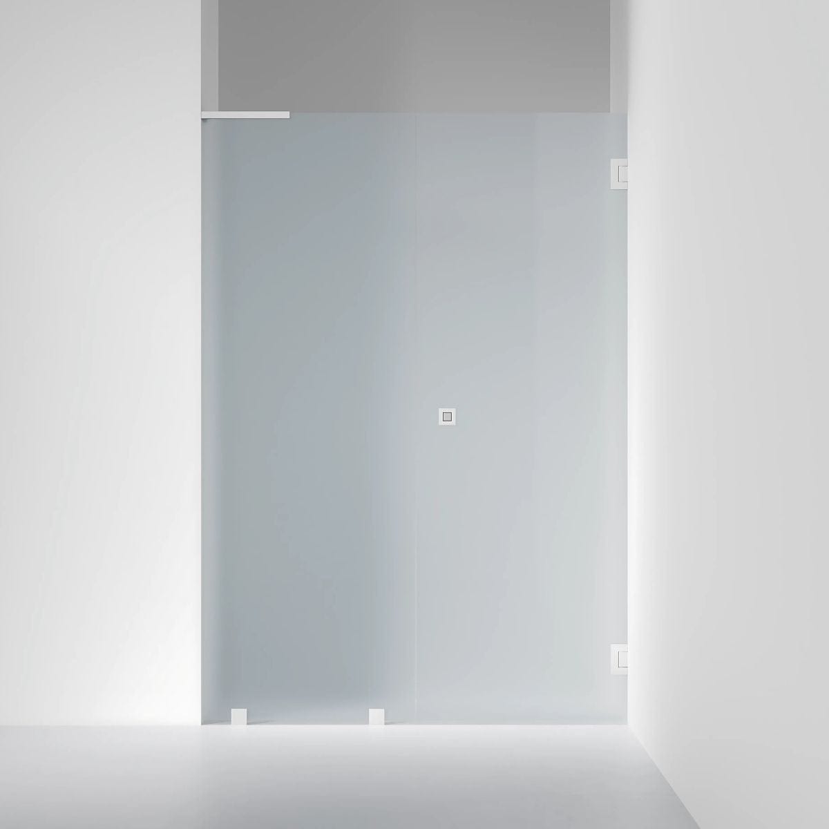 INR Dusjnisje ARC 4 Original Måltilpasset Frostet glass / Måltilpasset - høyre / Brushed stainless INR Iconic Nordic Rooms Dusjnisje INR-104310400