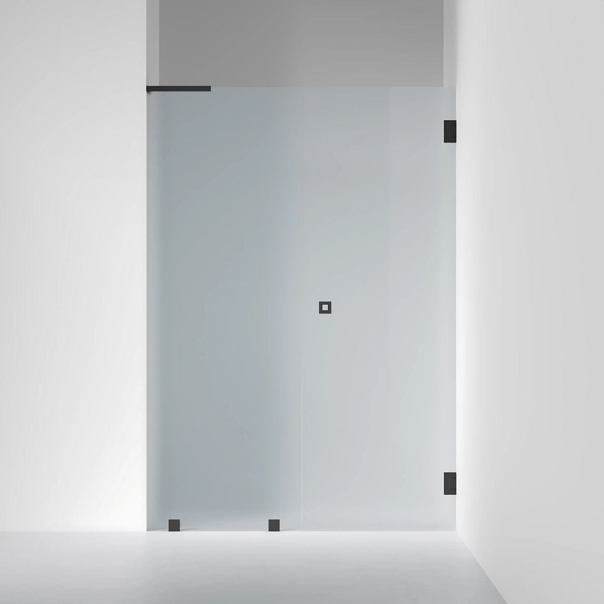 INR Dusjnisje ARC 4 Original Måltilpasset Frostet glass / Måltilpasset - høyre / Svart matt INR Iconic Nordic Rooms Dusjnisje INR-104310100