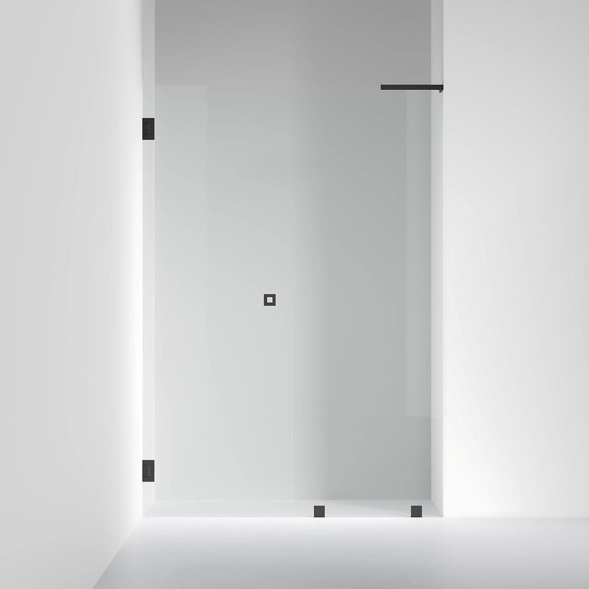 INR Dusjnisje ARC 4 Original Måltilpasset Opal klart glass / Måltilpasset - venstre / Svart matt INR Iconic Nordic Rooms Dusjnisje INR-104212100