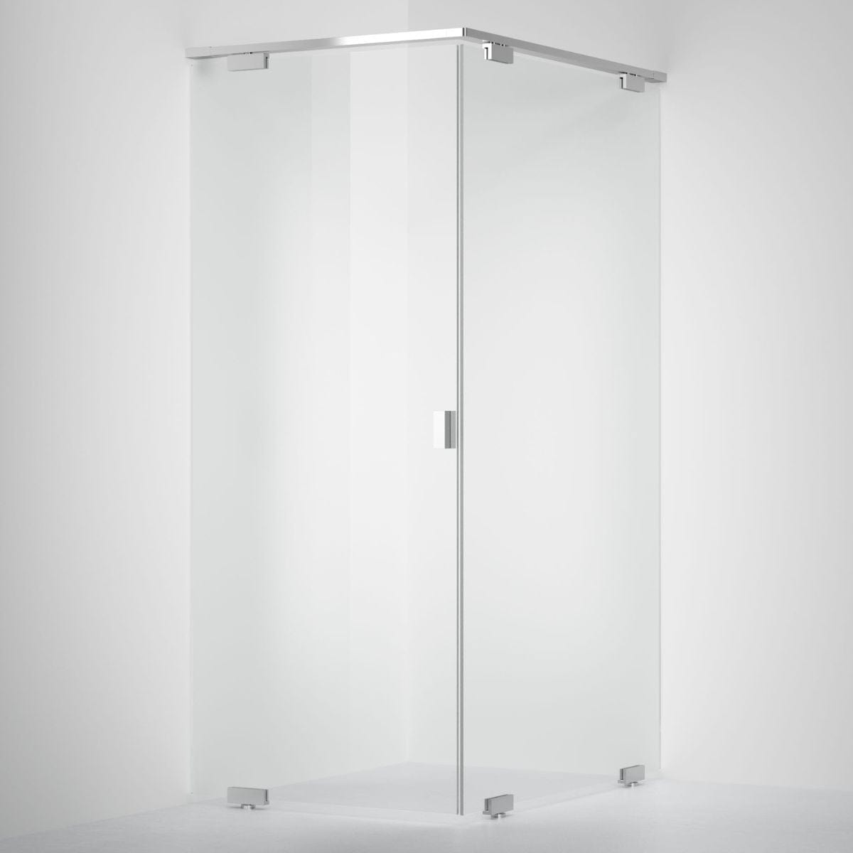 INR Dusjnisje EPIC 13 Måltilpasset Krom / Måltilpasset - venstre / Opal klart glass INR Iconic Nordic Rooms Dusjnisje INR-713112300
