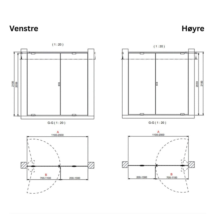 INR Dusjnisje EPIC 4 Måltilpasset