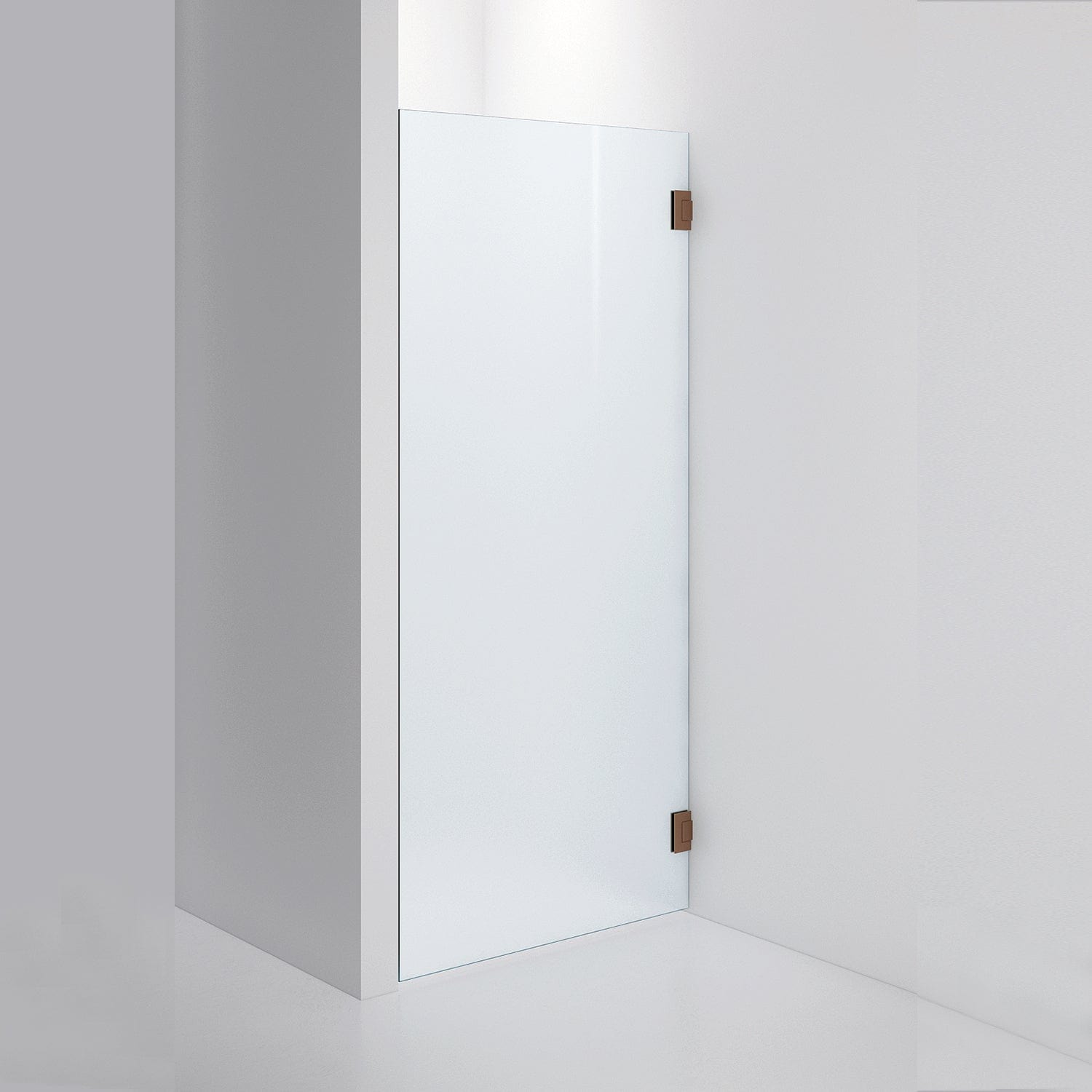 INR Dusjvegg ARC 19 Måltilpasset Brushed bronze / Måltilpasset / Frostet glass INR Iconic Nordic Rooms Dusjvegg INR-11910600