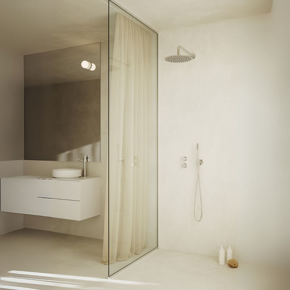 INR Dusjvegg ARC 20 Frame XL Måltilpasset INR Iconic Nordic Rooms Dusjvegg