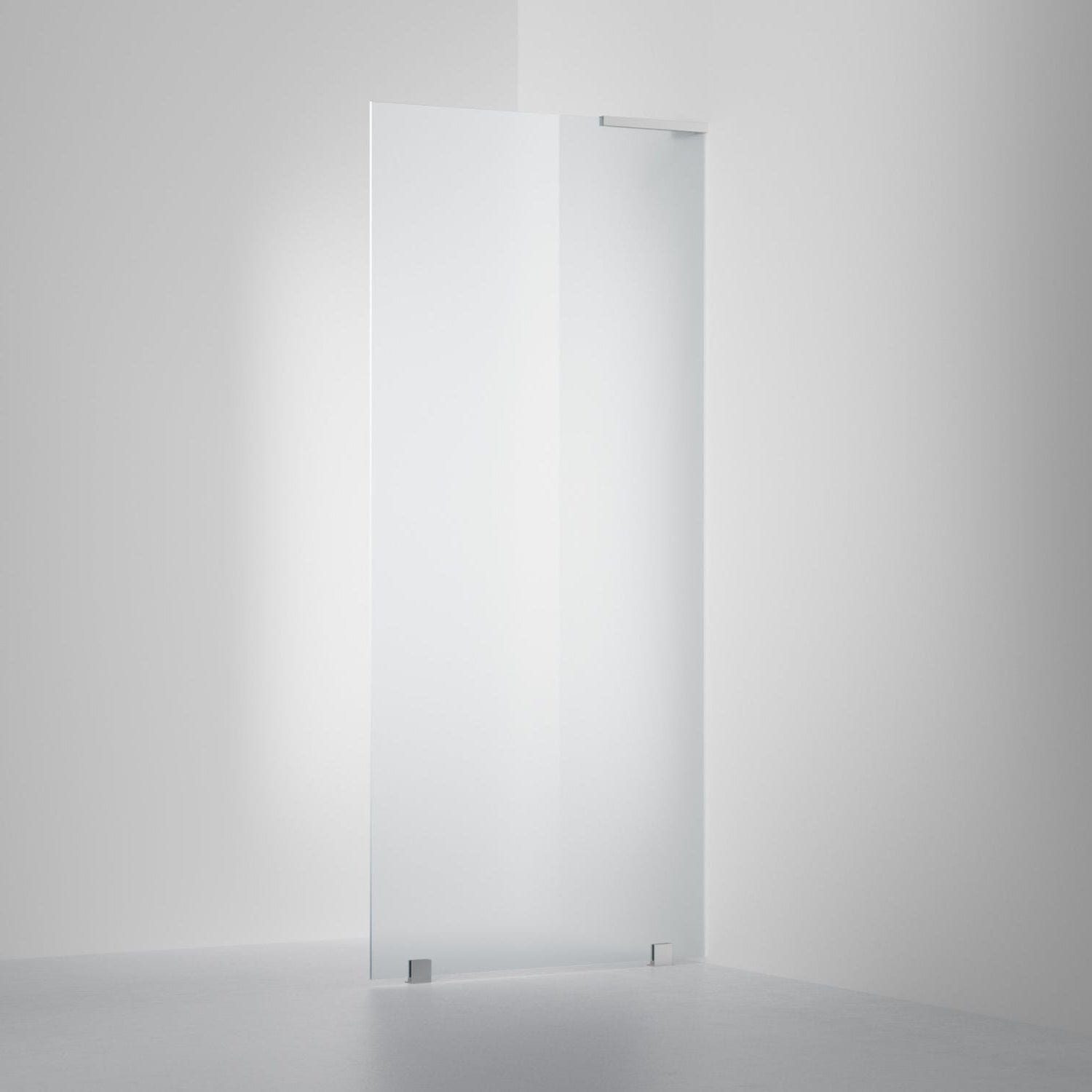 INR Dusjvegg ARC 20 Original Skjermvegg Måltilpasset Krom / Måltilpasset - høyre / Frost glass INR Iconic Nordic Rooms Dusjvegg INR-120510500