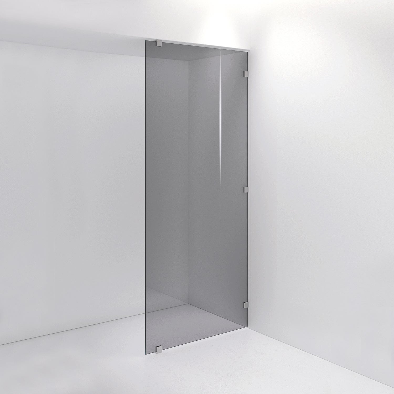 INR Dusjvegg ARC 20 Plus Måltilpasset Krom / Måltilpasset / Grått glass INR Iconic Nordic Rooms Dusjvegg INR-120103500