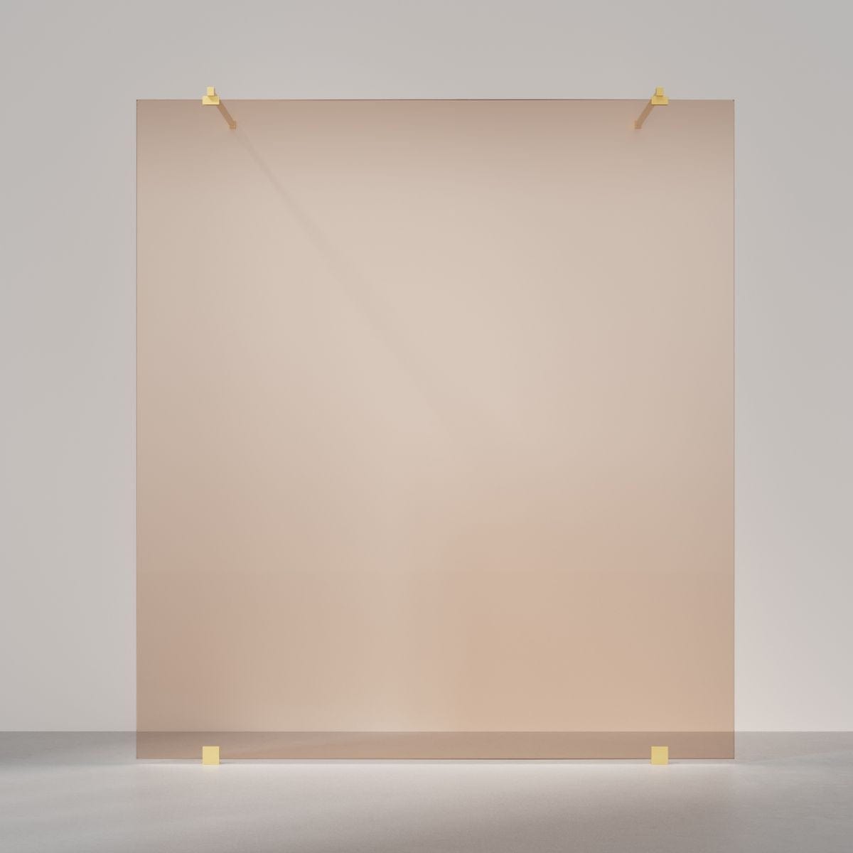INR Dusjvegg ARC 43 Original Måltilpasset Brushed brass / Måltilpasset / Bronse glass INR Iconic Nordic Rooms Dusjvegg INR-14342800