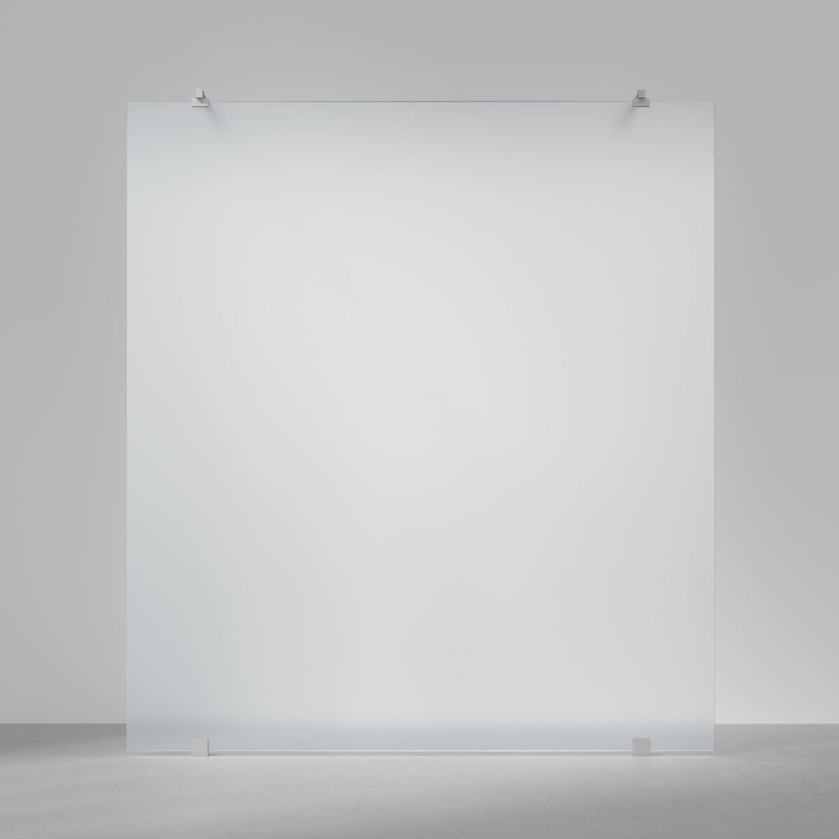 INR Dusjvegg ARC 43 Original Måltilpasset Brushed stainless / Måltilpasset / Frostet glass INR Iconic Nordic Rooms Dusjvegg INR-14310400