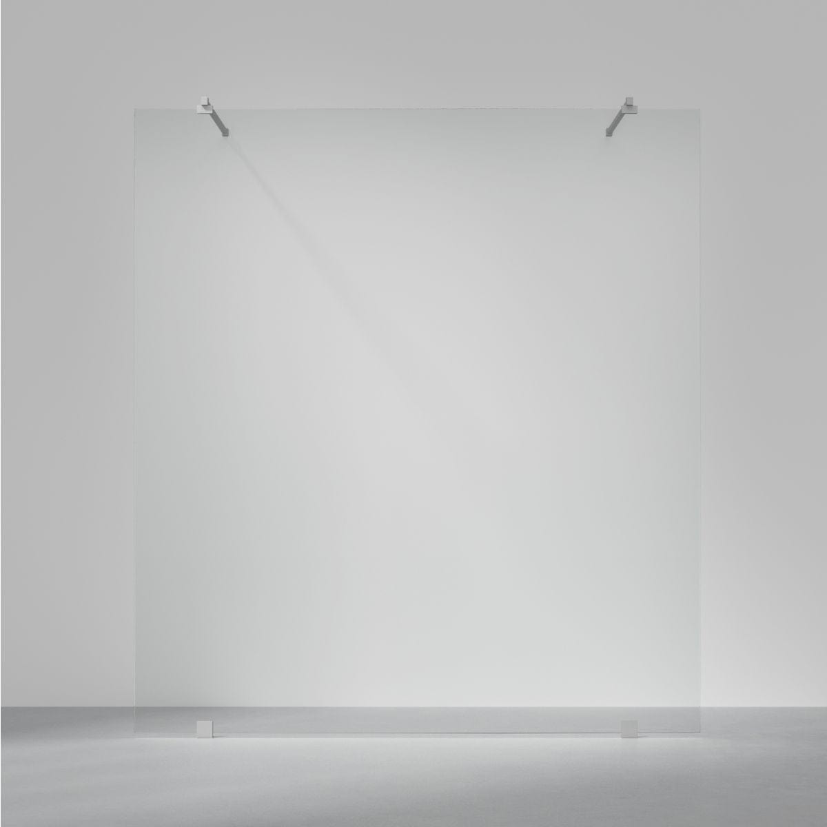 INR Dusjvegg ARC 43 Original Måltilpasset Brushed stainless / Måltilpasset / Opal klart glass INR Iconic Nordic Rooms Dusjvegg INR-14312400