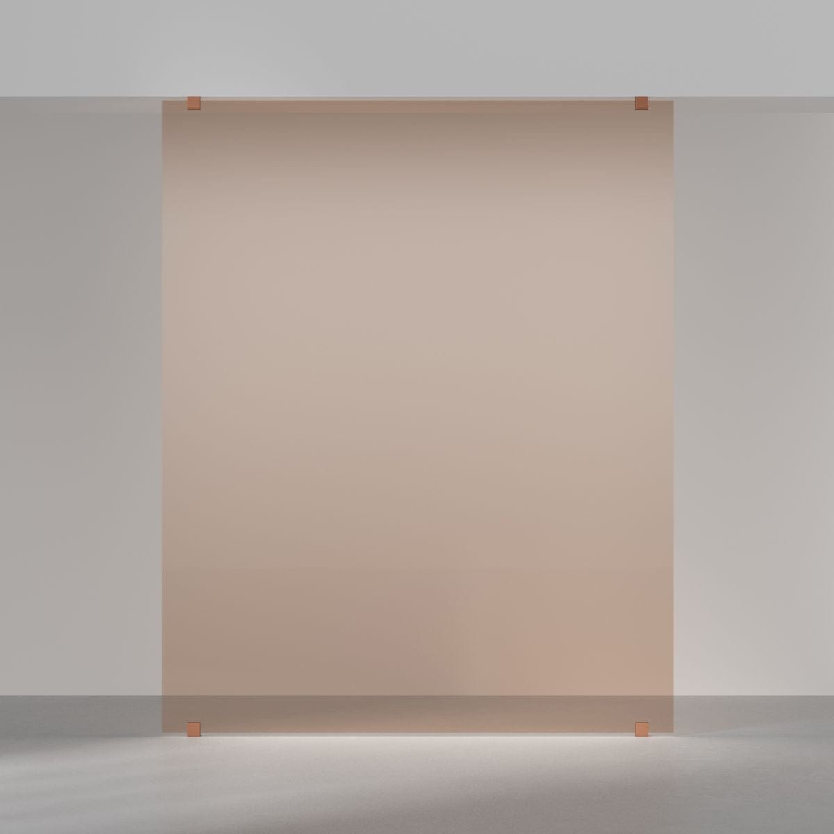 INR Dusjvegg ARC 43 Original XL Måltilpasset Brushed bronze / Måltilpasset / Bronse glass INR Iconic Nordic Rooms Dusjvegg INR-143142600