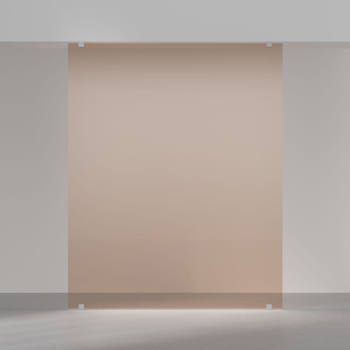 INR Dusjvegg ARC 43 Original XL Måltilpasset Brushed stainless / Måltilpasset / Bronse glass INR Iconic Nordic Rooms Dusjvegg INR-143142400