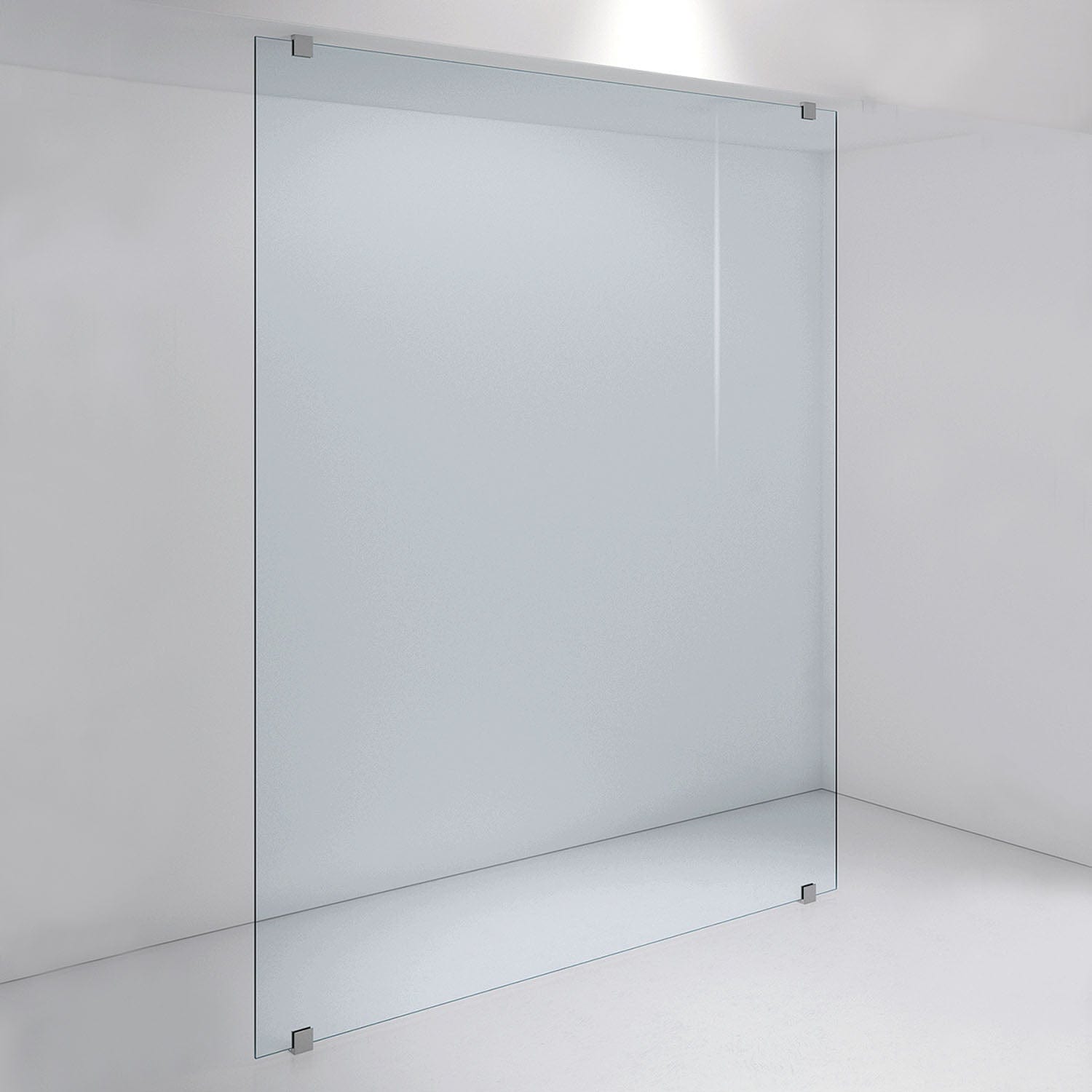 INR Dusjvegg ARC 43 Plus Måltilpasset Brushed stainless / Måltilpasset / Timeless klart glass INR Iconic Nordic Rooms Dusjvegg INR-143111400