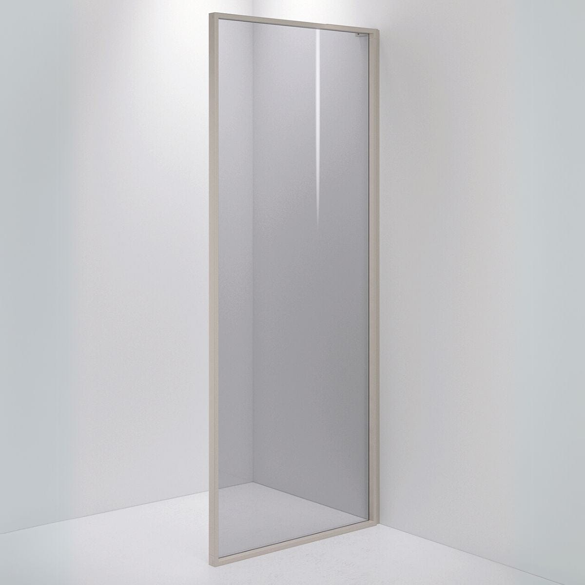 INR Dusjvegg EDGE 20 900 mm / Stone / Grått glass INR Iconic Nordic Rooms Dusjvegg INR-220003490