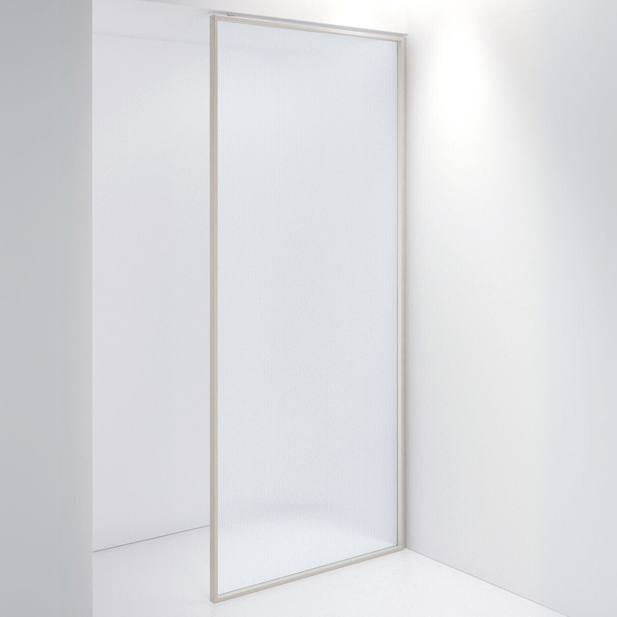 INR Dusjvegg EDGE 20 Plus 900 mm / Stone / Sway glass INR Iconic Nordic Rooms Dusjvegg