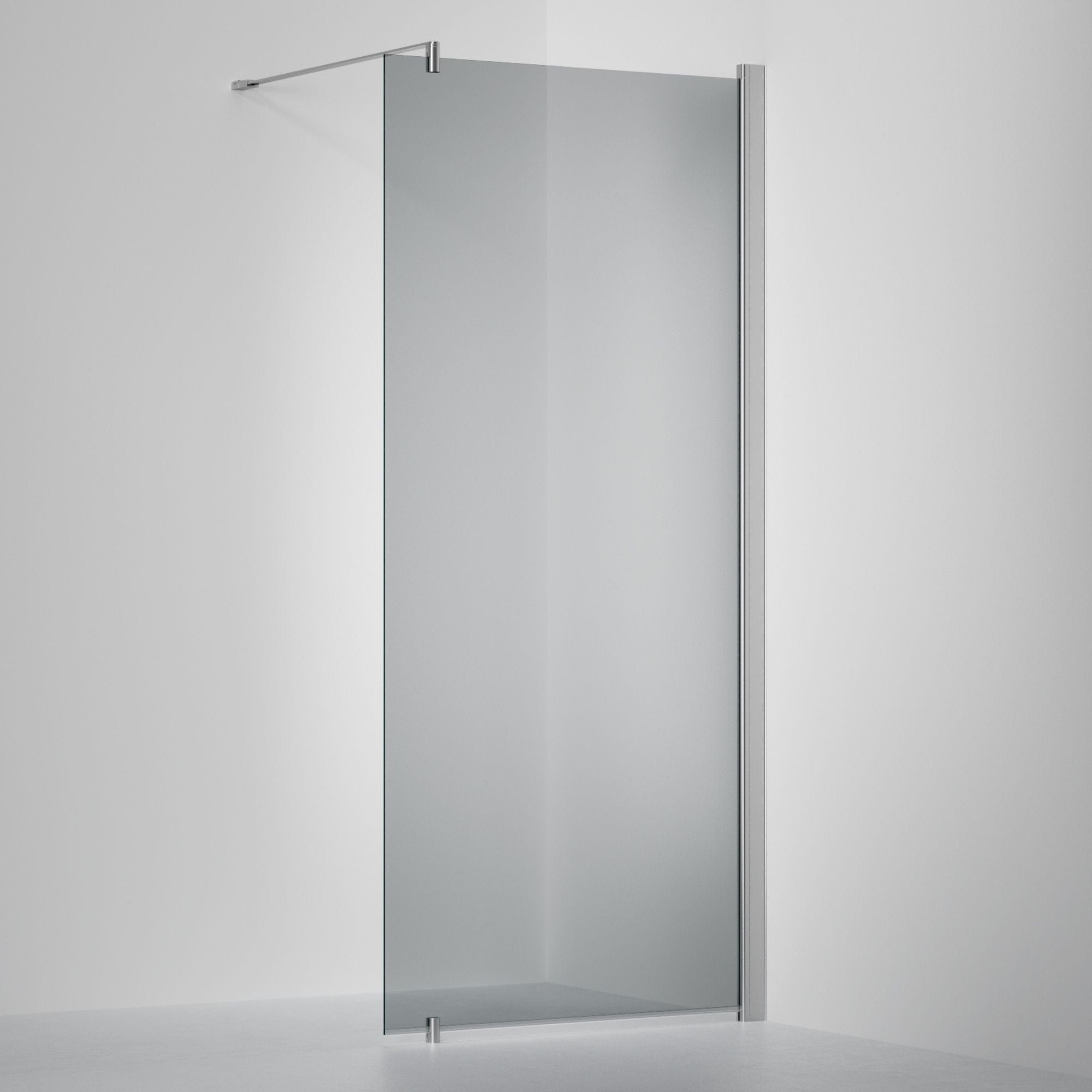 INR Dusjvegg LINC 20 Original Måltilpasset Krom / Måltilpasset / Grått glass INR Iconic Nordic Rooms Dusjvegg INR-52003300