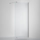 INR Dusjvegg LINC 20 Original Måltilpasset Krom / Måltilpasset - høyre / Frostet glass INR Iconic Nordic Rooms Dusjvegg INR-520210300