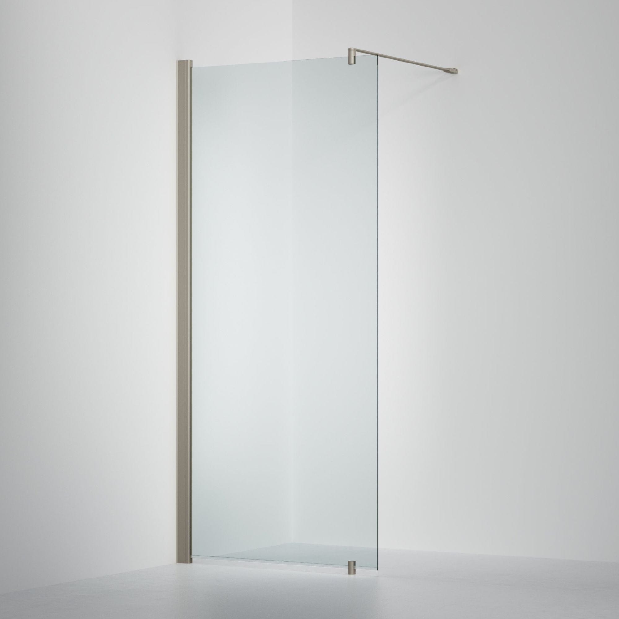 INR Dusjvegg LINC 20 Original Måltilpasset Stone / Måltilpasset - venstre / Timeless klart glass INR Iconic Nordic Rooms Dusjvegg INR-520111400