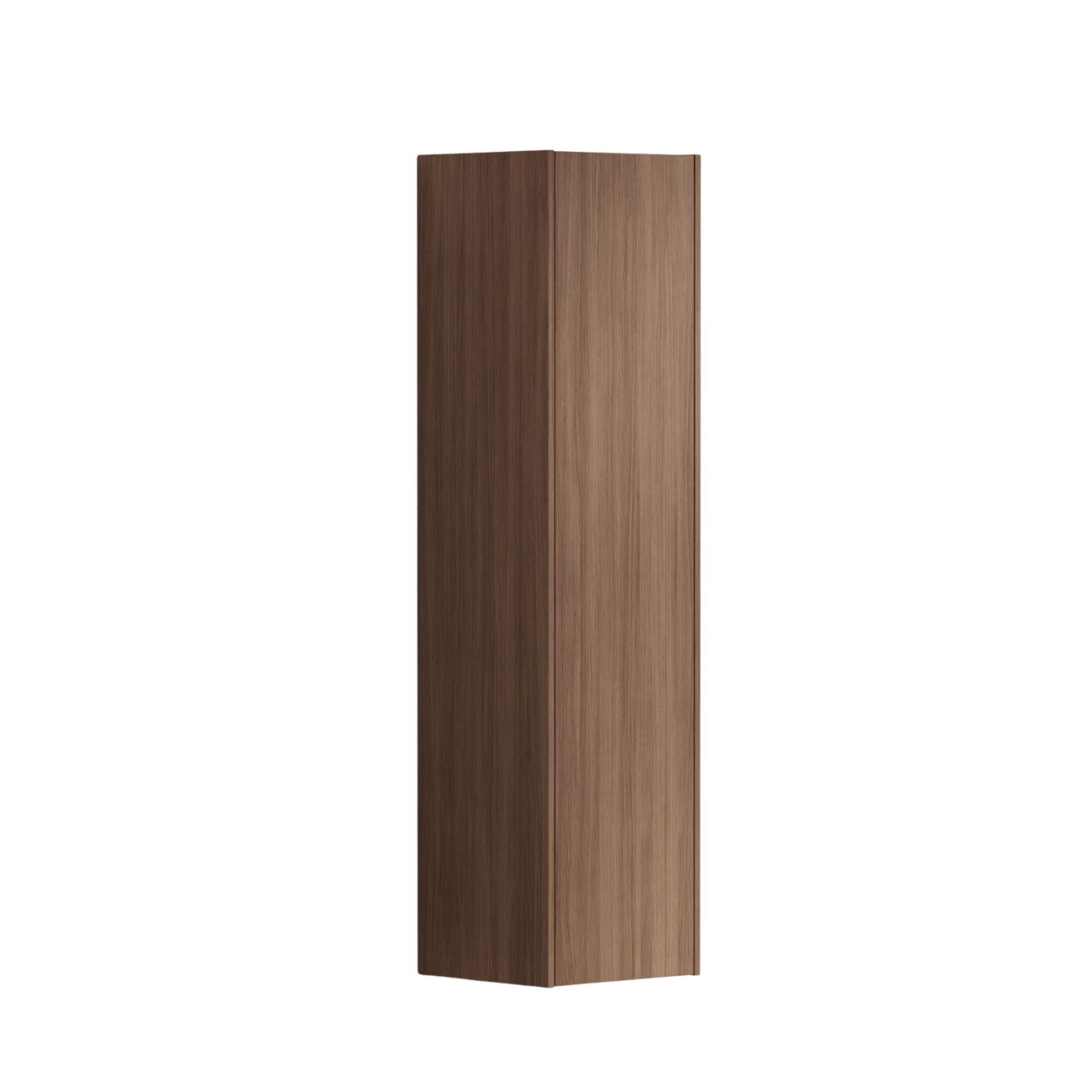 INR GRAND Solid Høyskap 4 Hyller 2 Skuffer B400xH1600xD380mm Dark oak / Venstre hengslet INR Iconic Nordic Rooms Høyskap bad INR-354238V