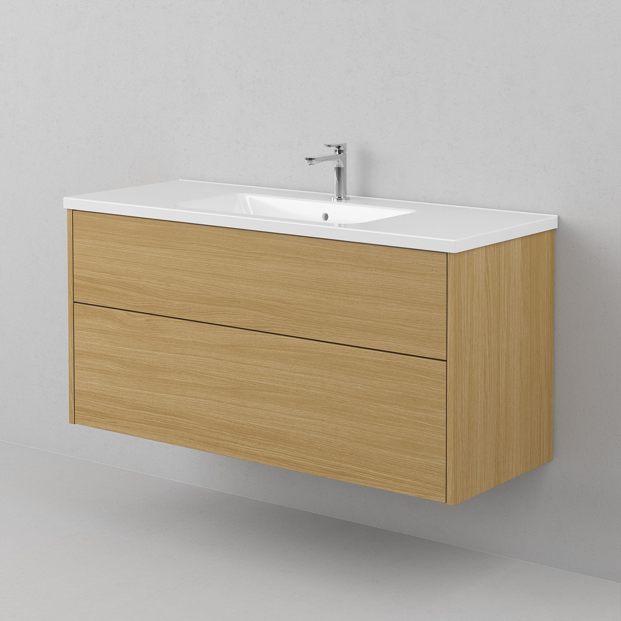 INR GRAND Solid Servantskap 2 Skuffer H570xD450mm Natural oak / 120cm INR Iconic Nordic Rooms Servantskap INR-335134