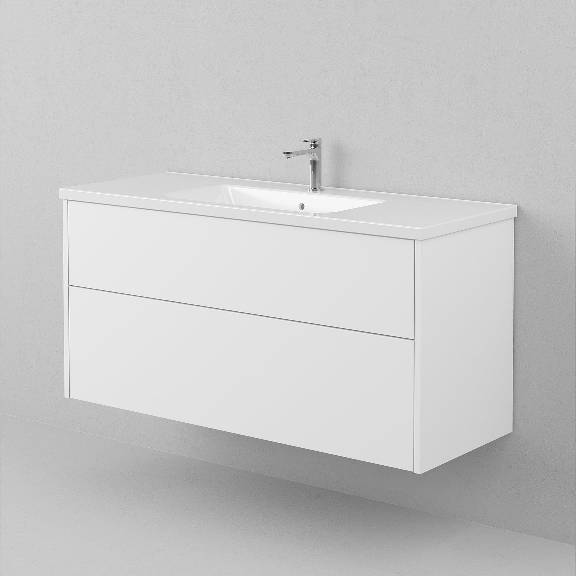 INR GRAND Solid Servantskap 2 Skuffer H570xD450mm Premium white / 120cm INR Iconic Nordic Rooms Servantskap INR-335111