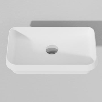 INR LEVEL Innfelt servant i benkeplate Porselen