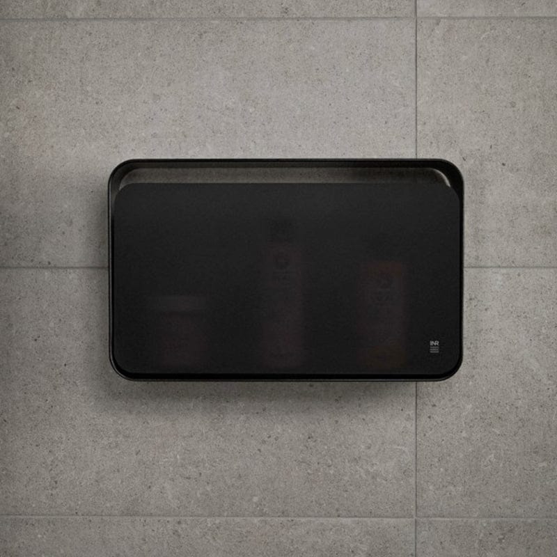 INR NEST Dusjoppbevaring med vippeskuff - kan limes INR Iconic Nordic Rooms Dusjhylle